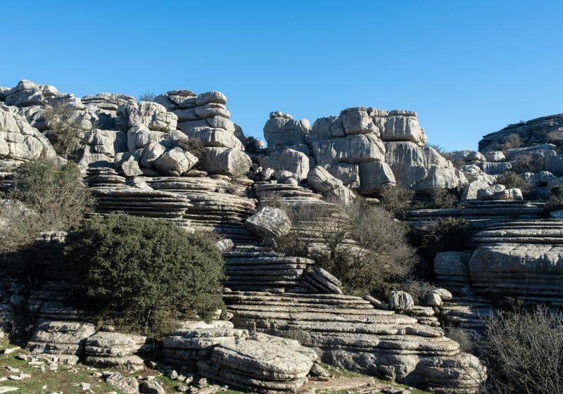 Formaciones rocosas de El Torcal de Antequera